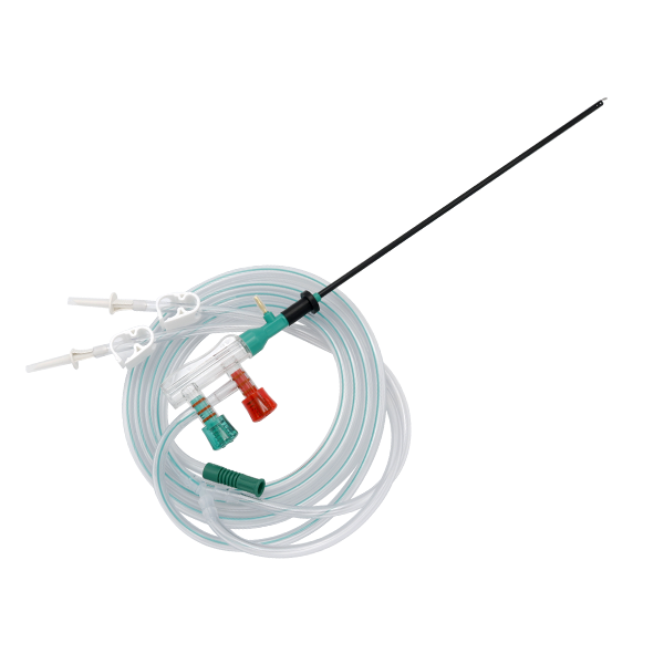 Conjunto de riego de succión de 5 mm con electrodo de espátula.